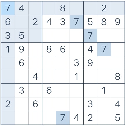 Sudoku grid